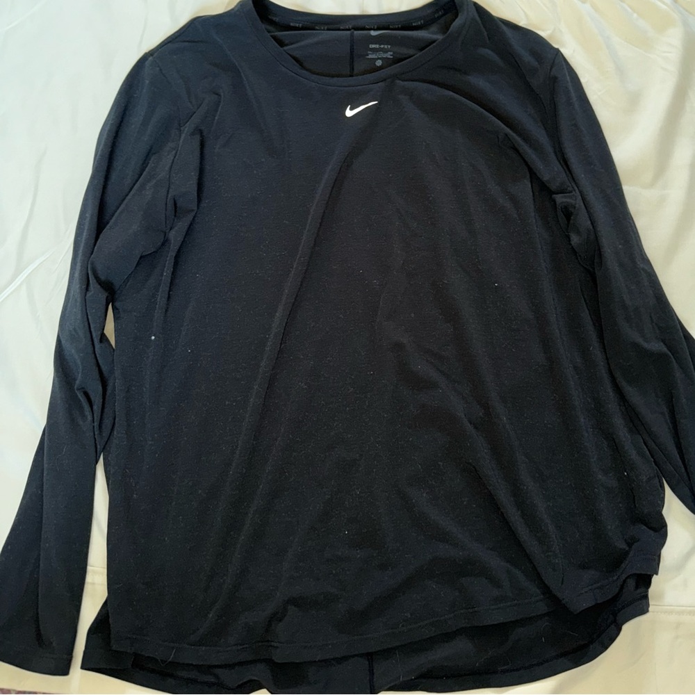 Nike Midnight Black Long Sleeve Tee